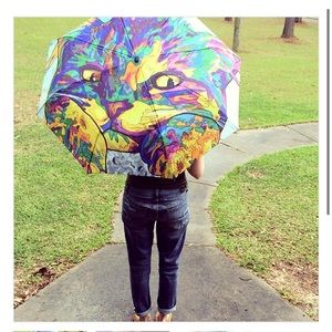 Colorful Cat Umbrella